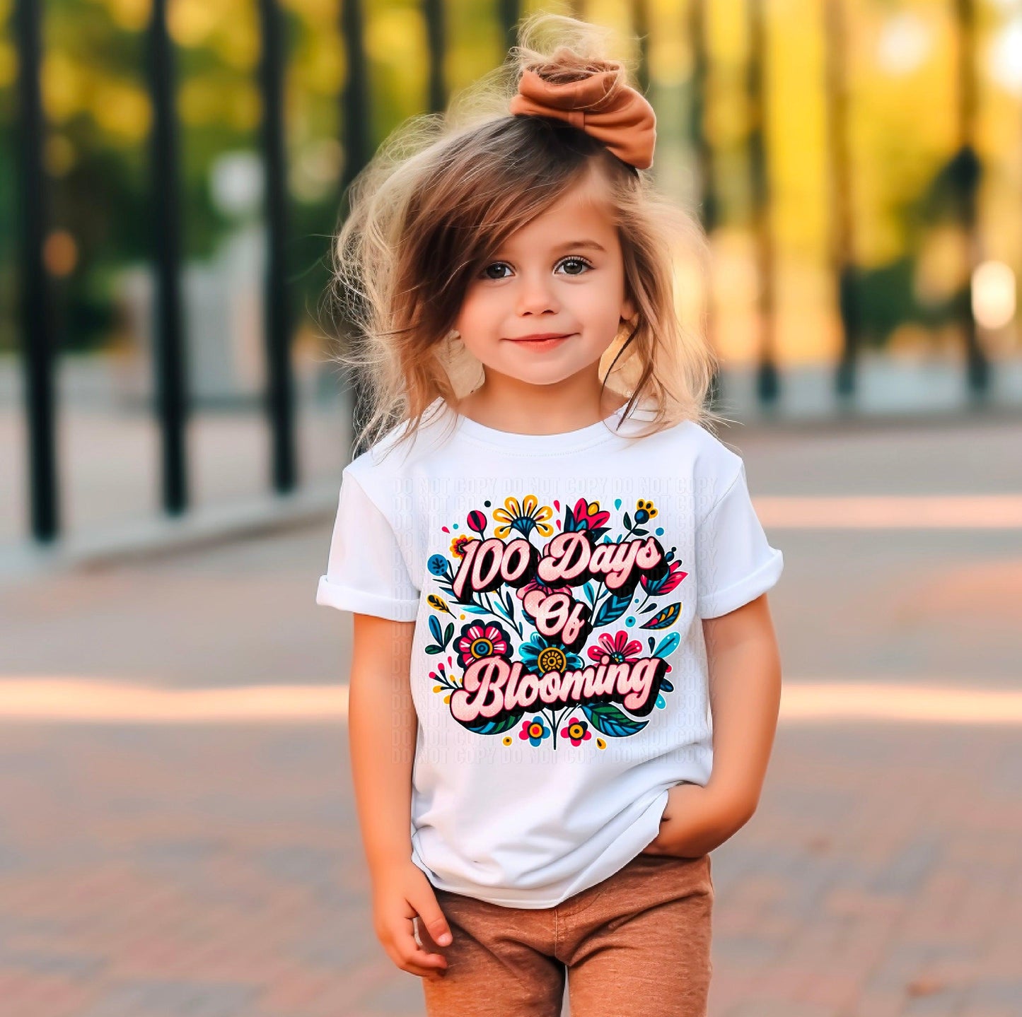 100 Days Of Blooming DTF Transfer