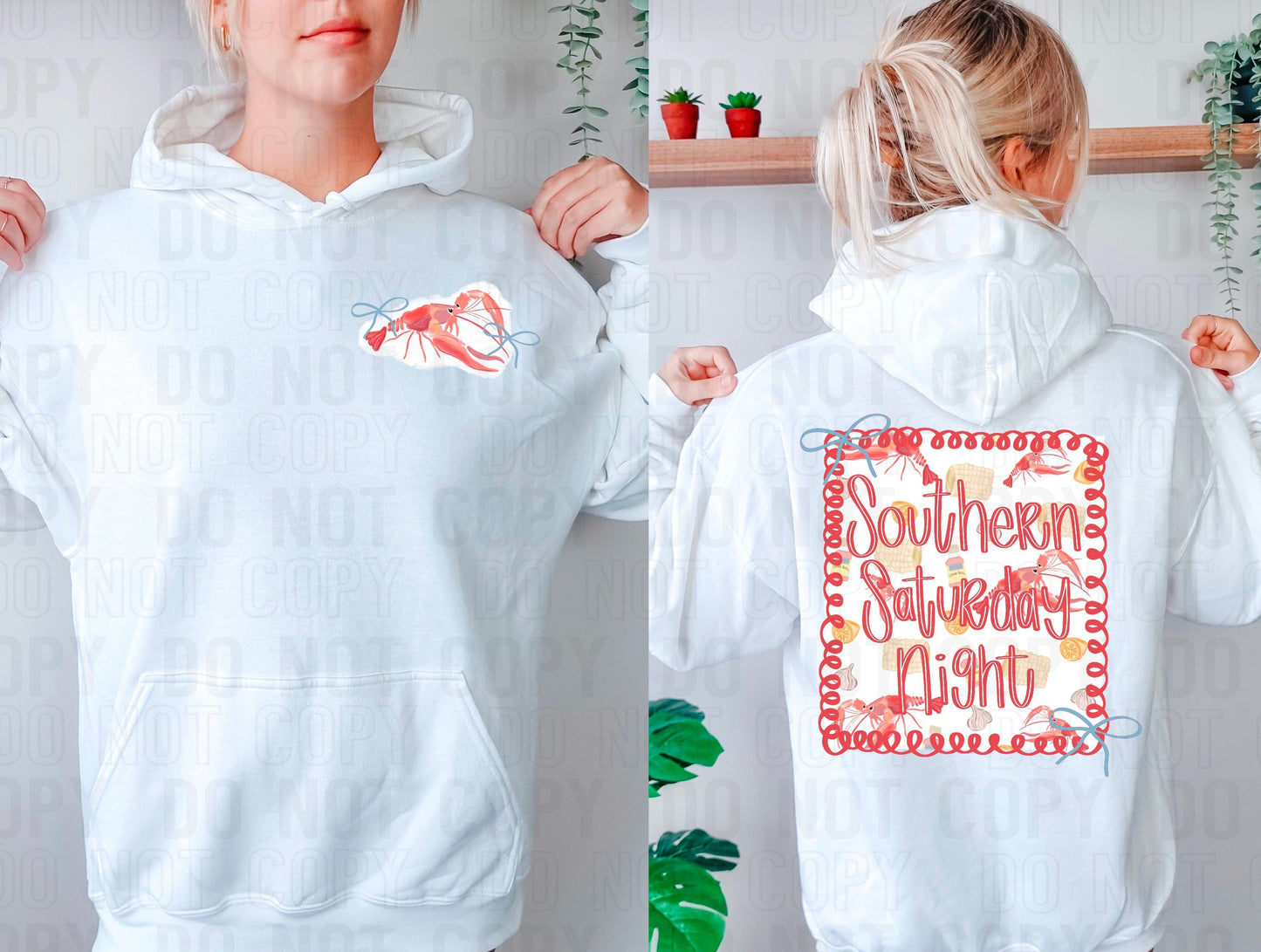 Southern Saturday Night Front/Back DTF Transfer