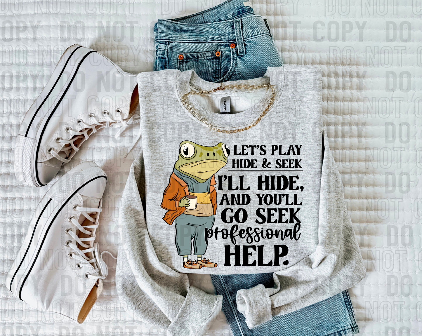 Go Seek Professional Help DTF Transfer