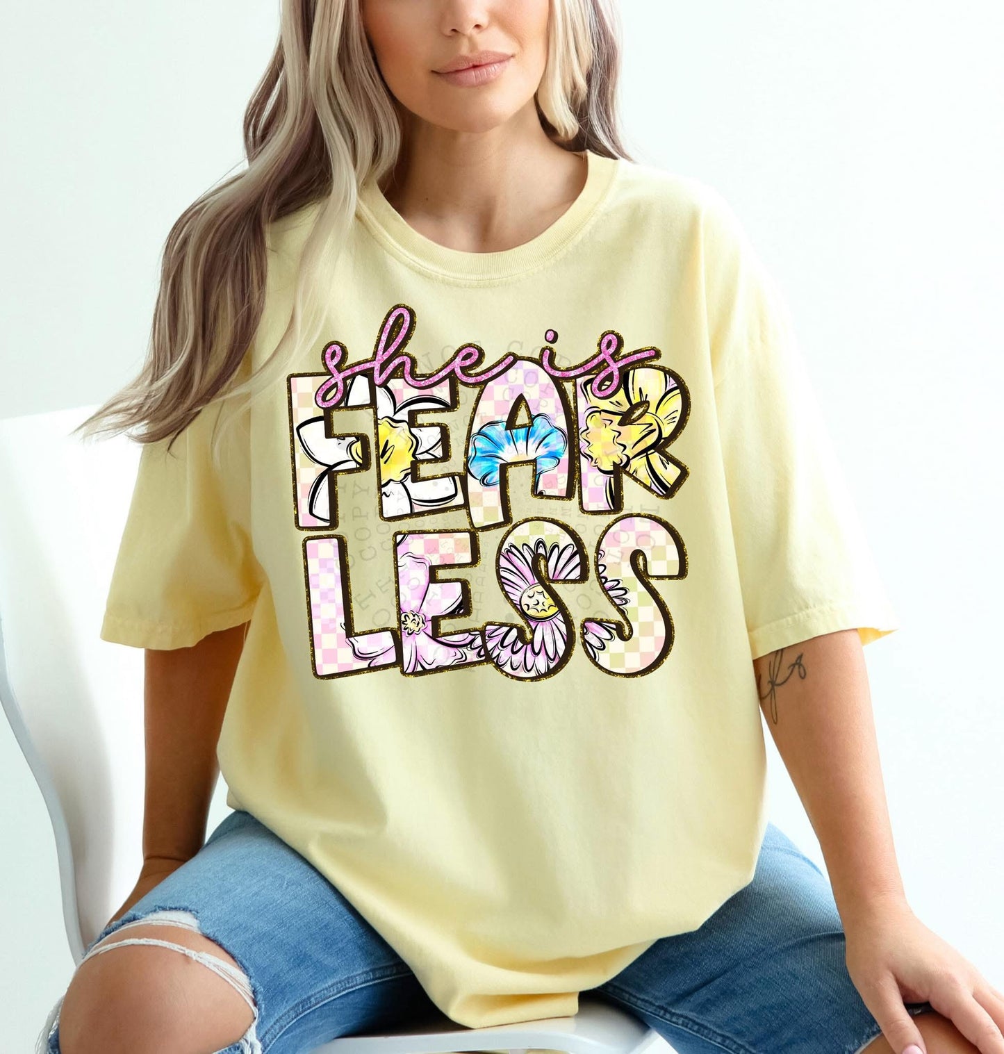 She Is Fearless DTF Transfer