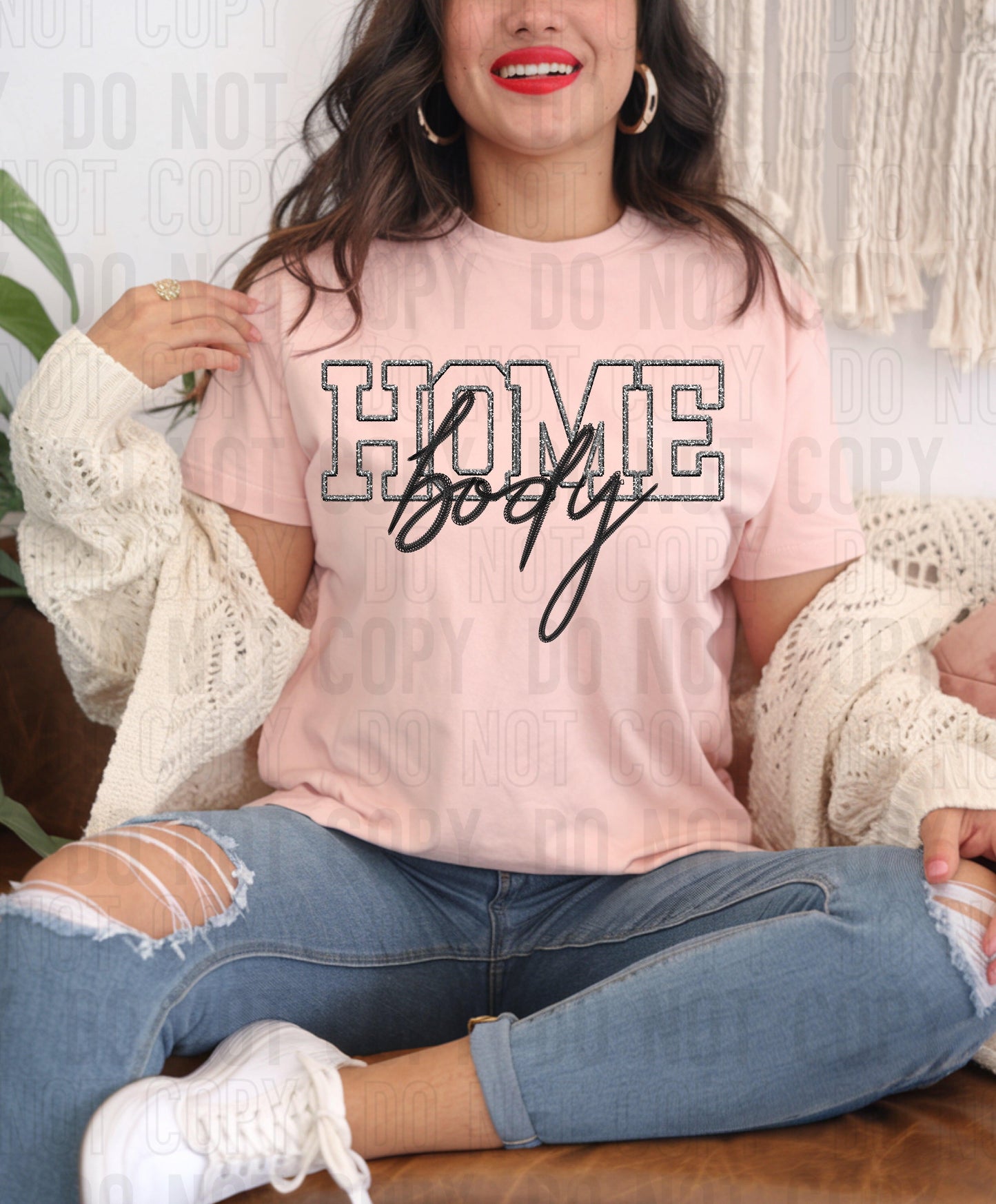 Homebody Tinsel DTF Transfer