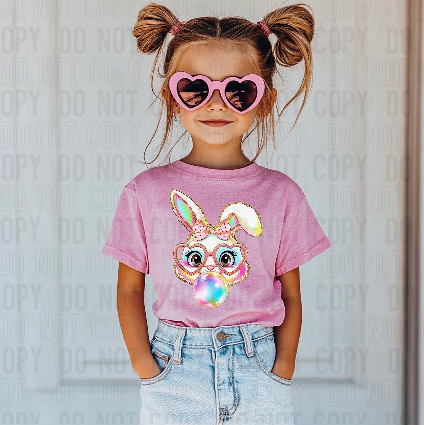 Bubblegum Bunny DTF Transfer