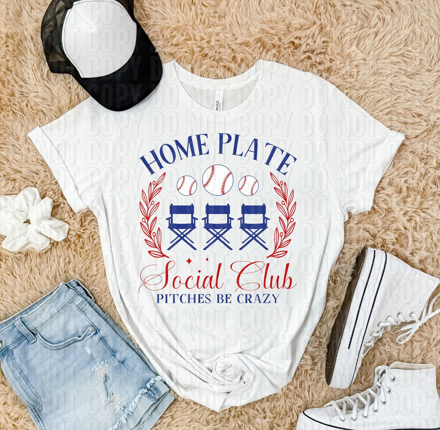 Home Plate Social Club DTF Transfer