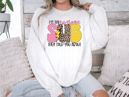 Awesome Sub DTF Transfer