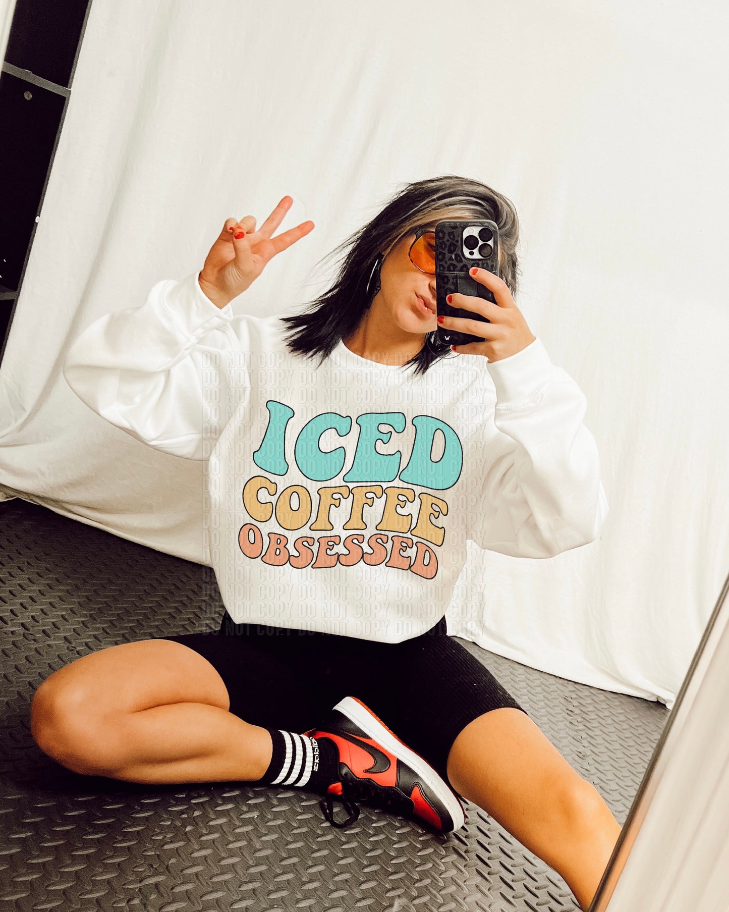 Iced Coffee Obsessed DTF Transfer