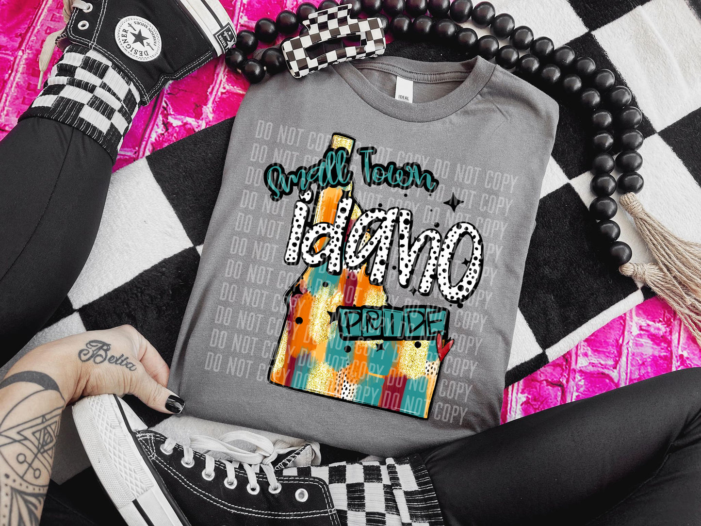 Idaho Brushstroke State Pride DTF Transfer