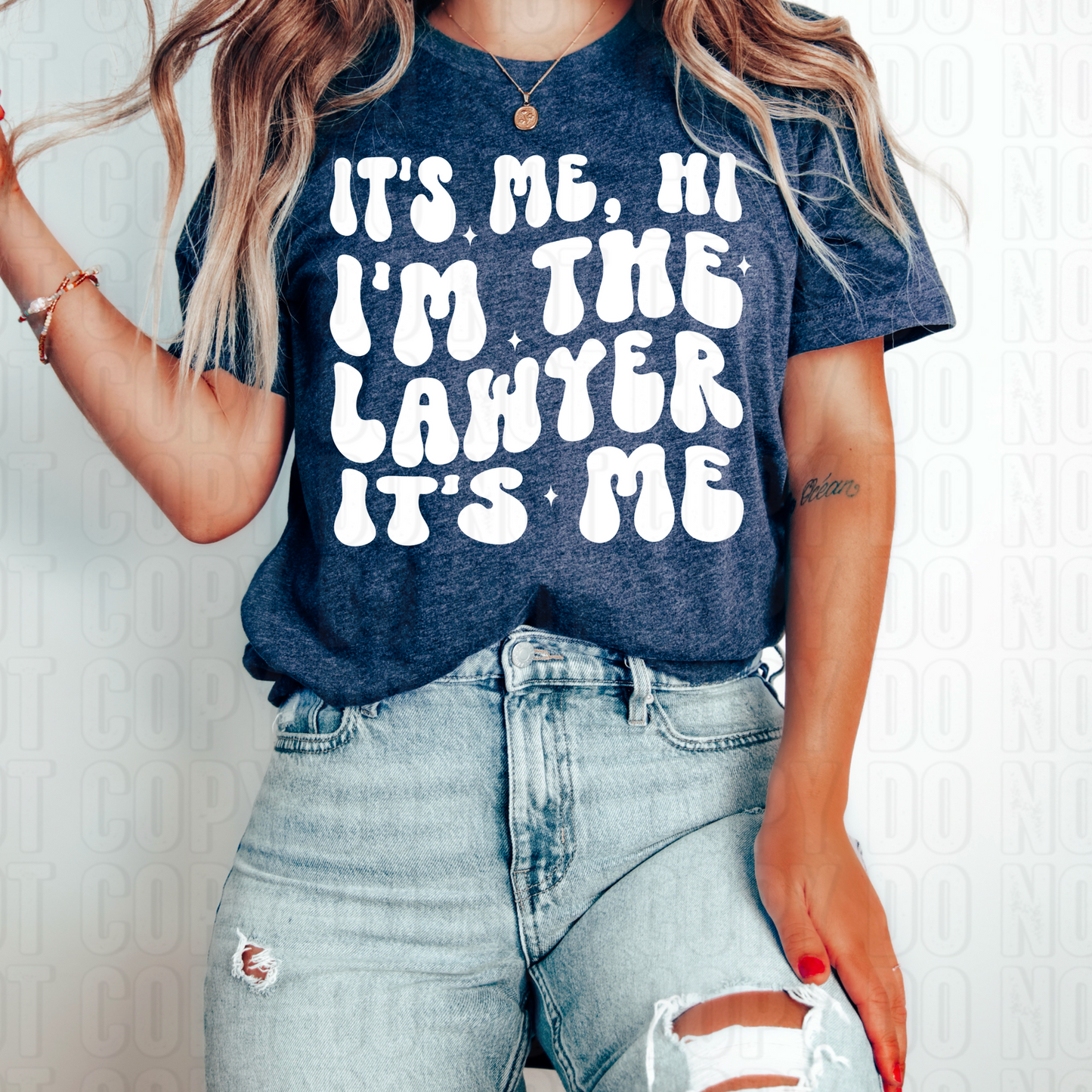 I'm The Lawyer White DTF Transfer