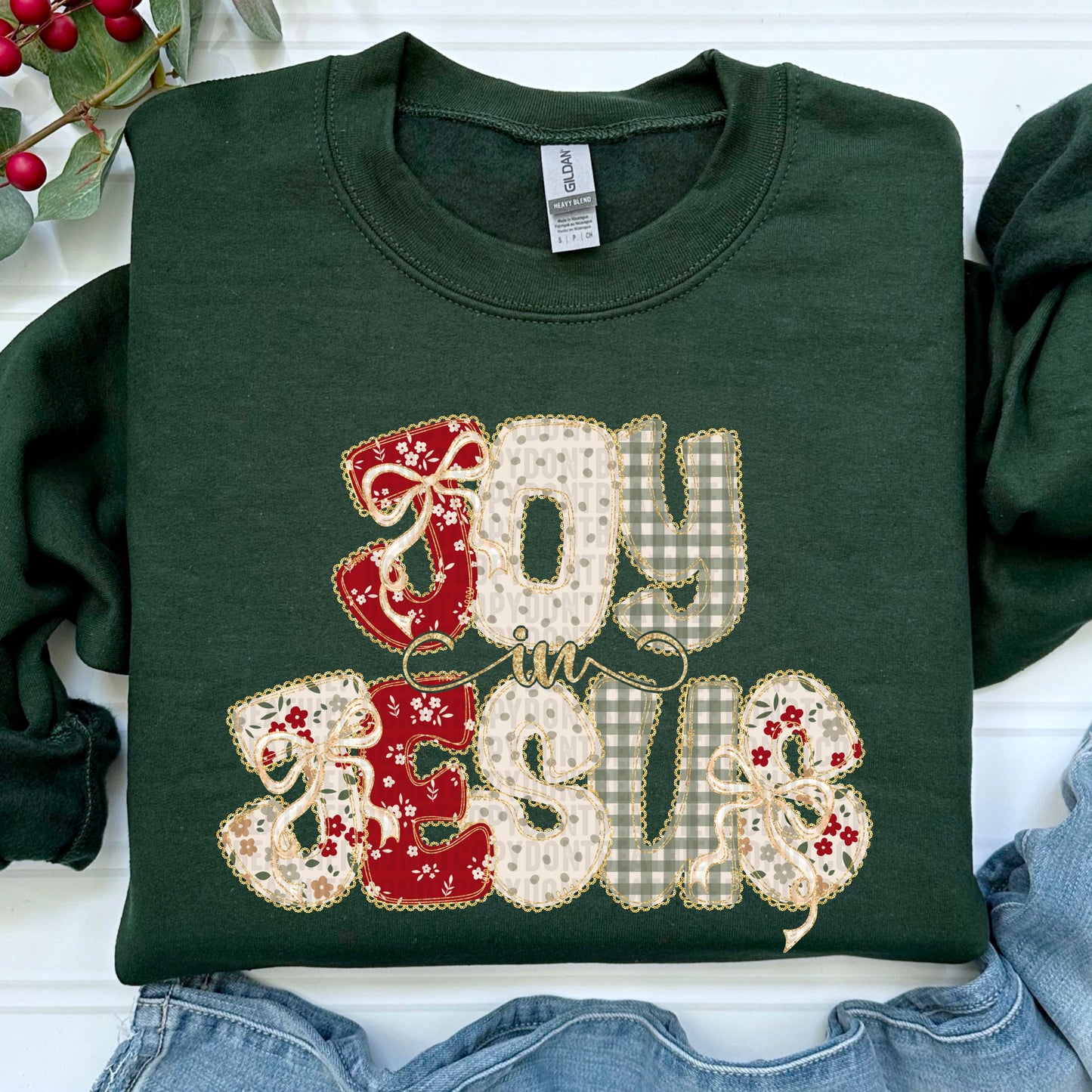 Joy In Jesus DTF Transfer