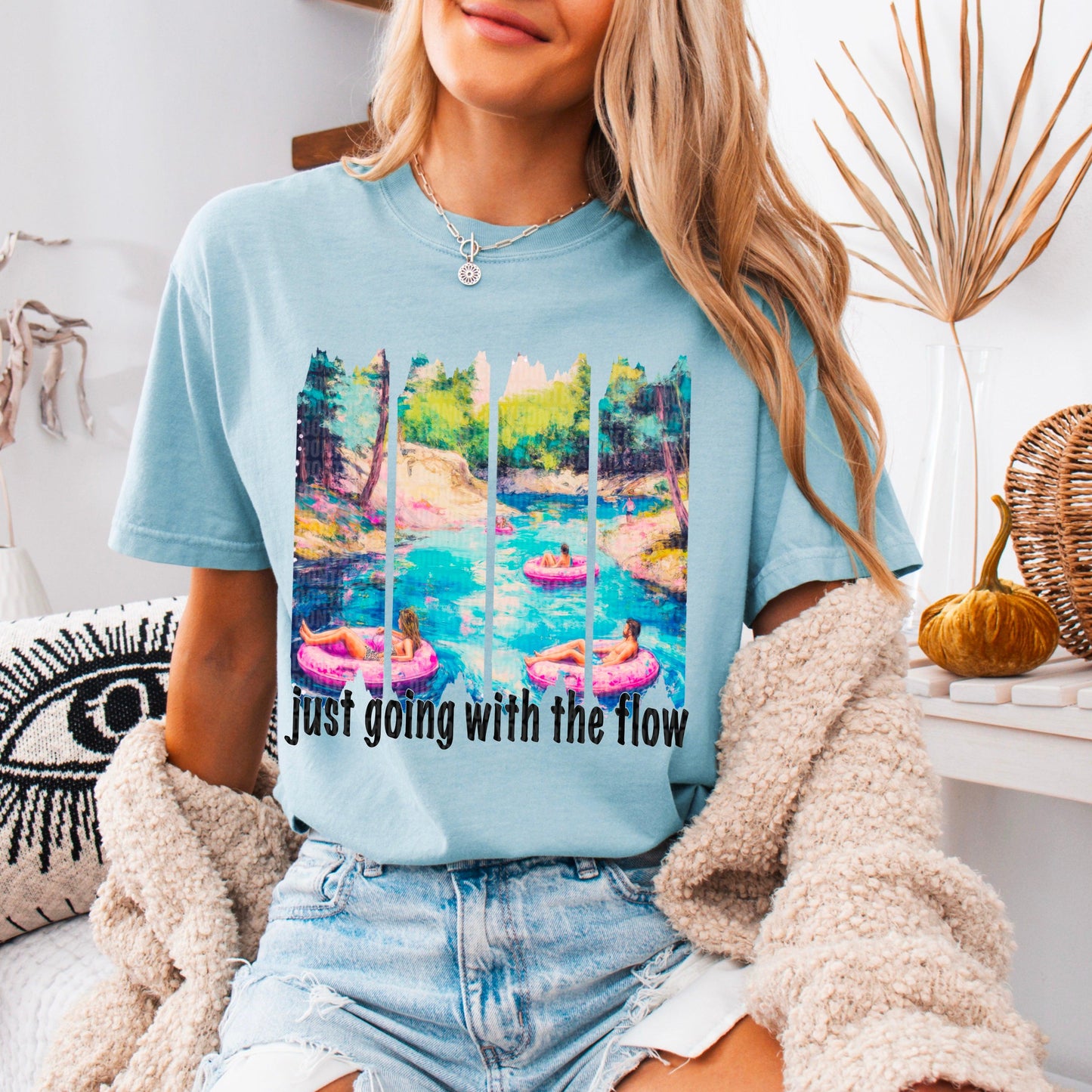 Just Going With The Flow DTF Transfer