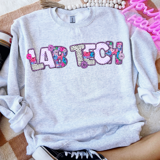 Lab Tech Pretty In Purple DTF Transfer