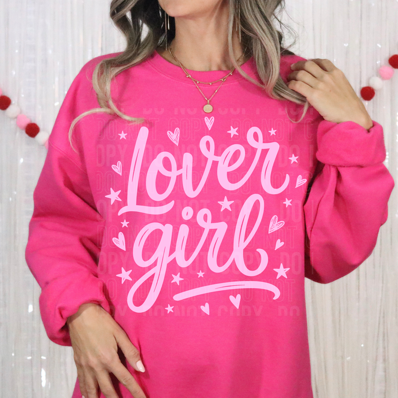 Lover Girl Pink DTF Transfer