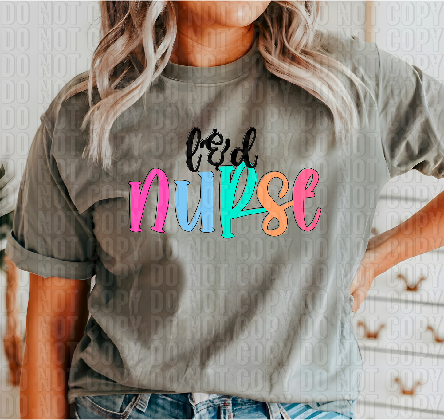 Colorful Handwritten Occupations/Names DTF Transfer