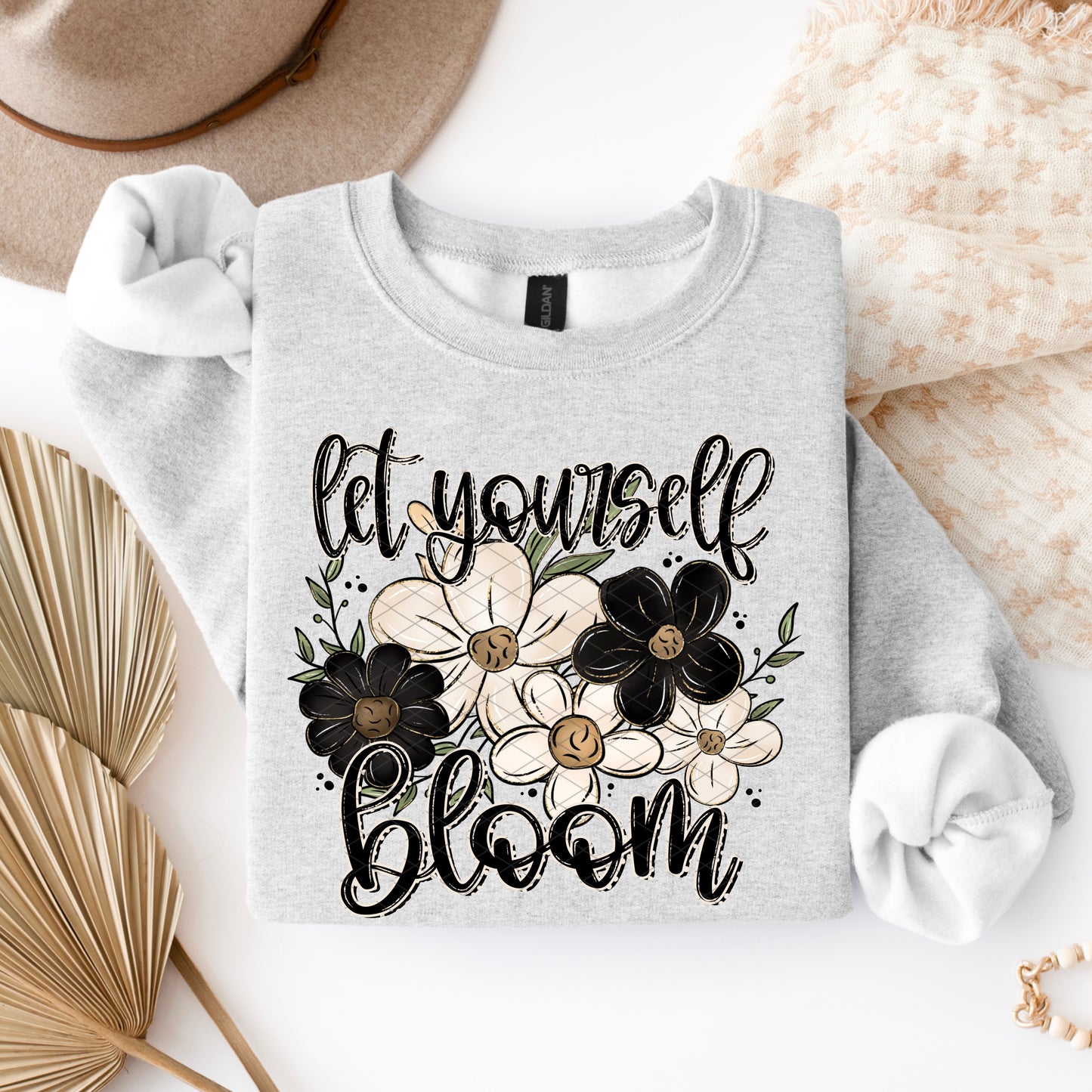 Let Yourself Bloom DTF Transfer