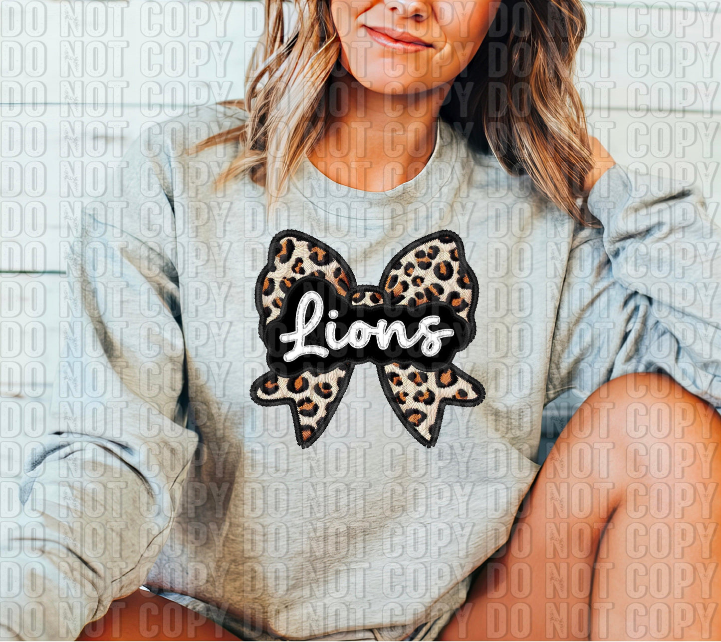 Leopard Bow Mascots DTF Transfer