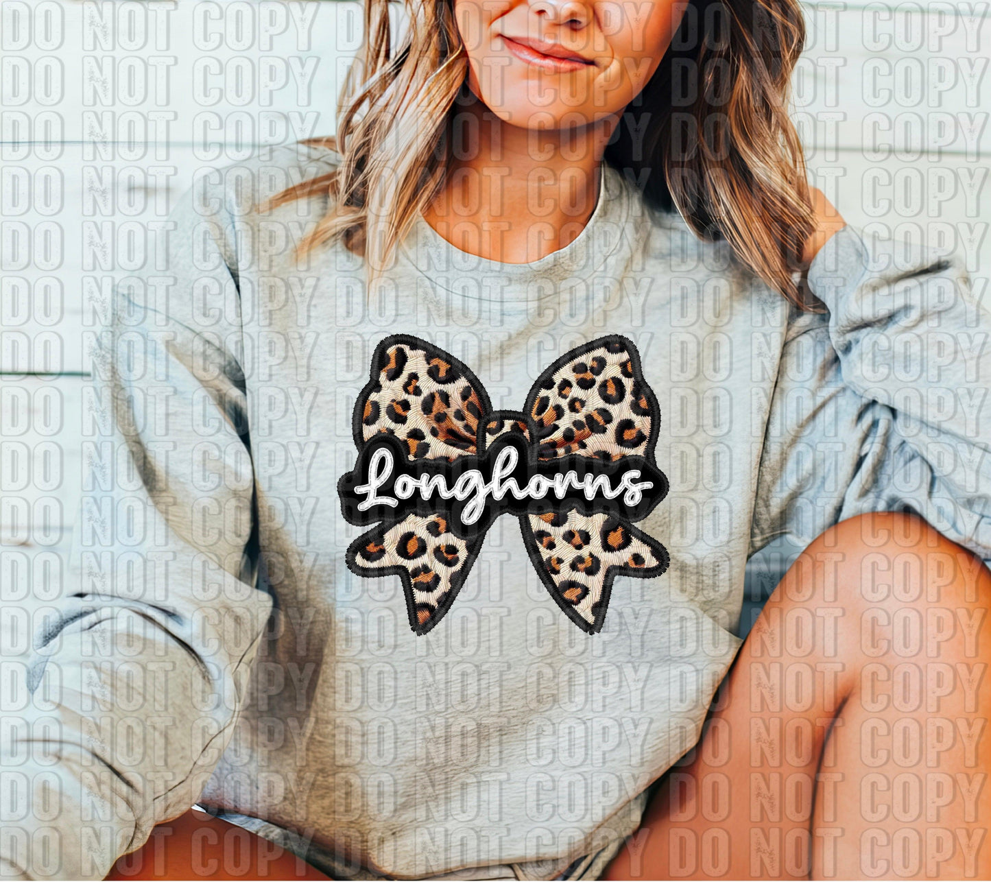 Leopard Bow Mascots DTF Transfer