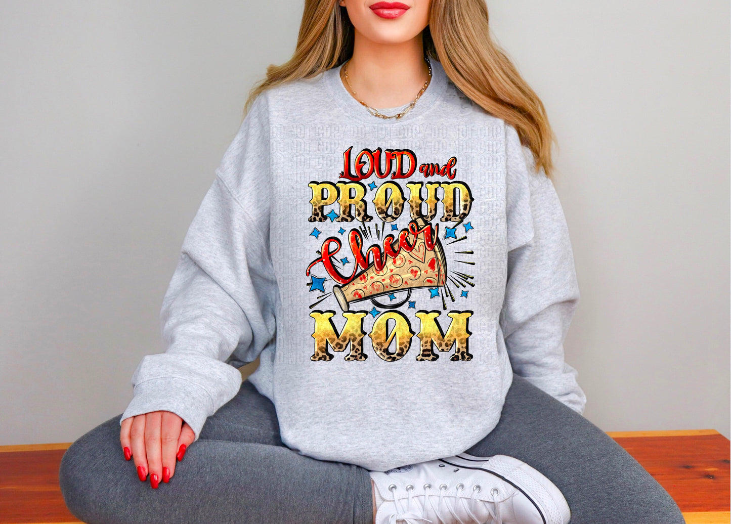 Loud And Proud Cheer Mom DTF Transfer