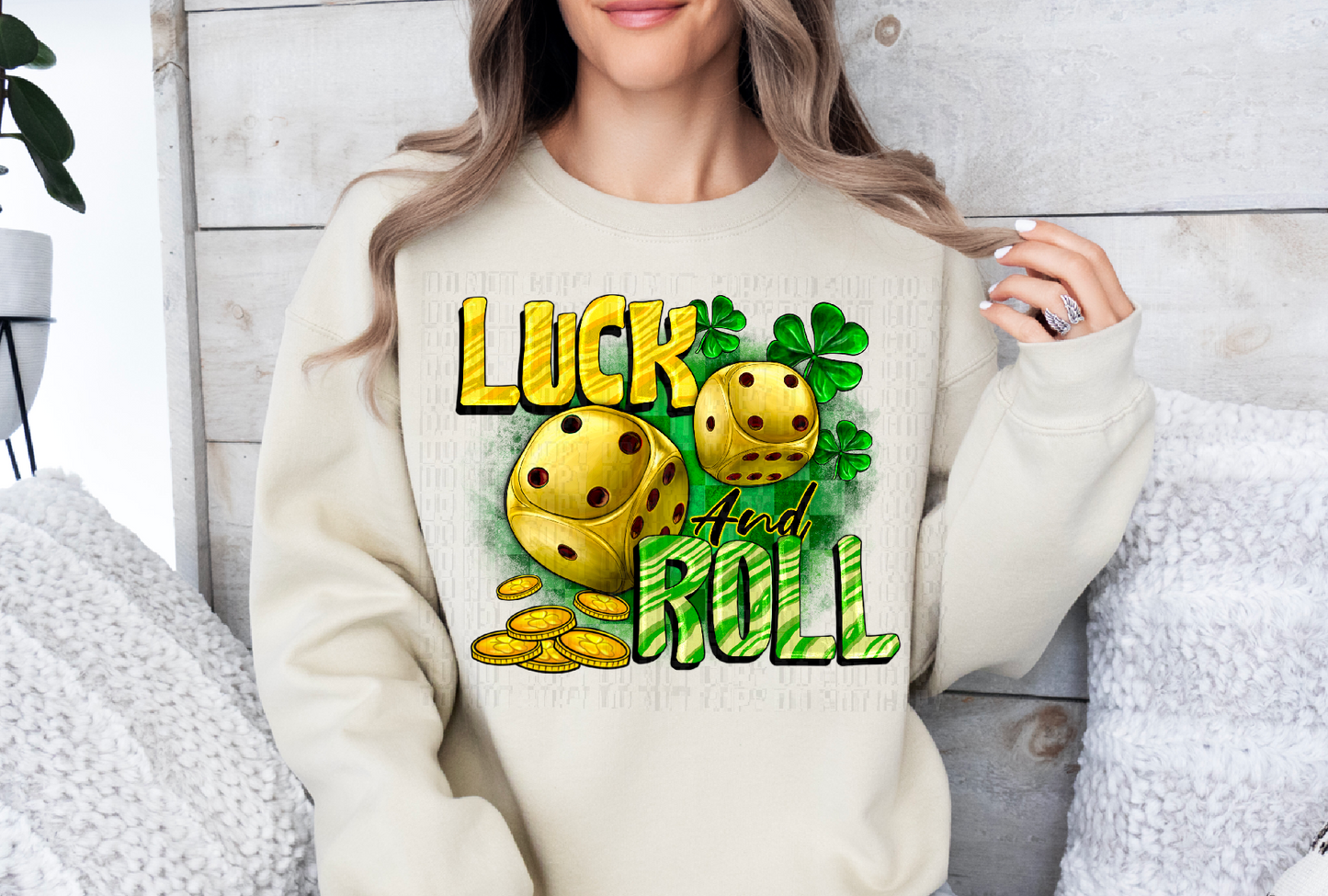 Luck And Roll DTF Transfer