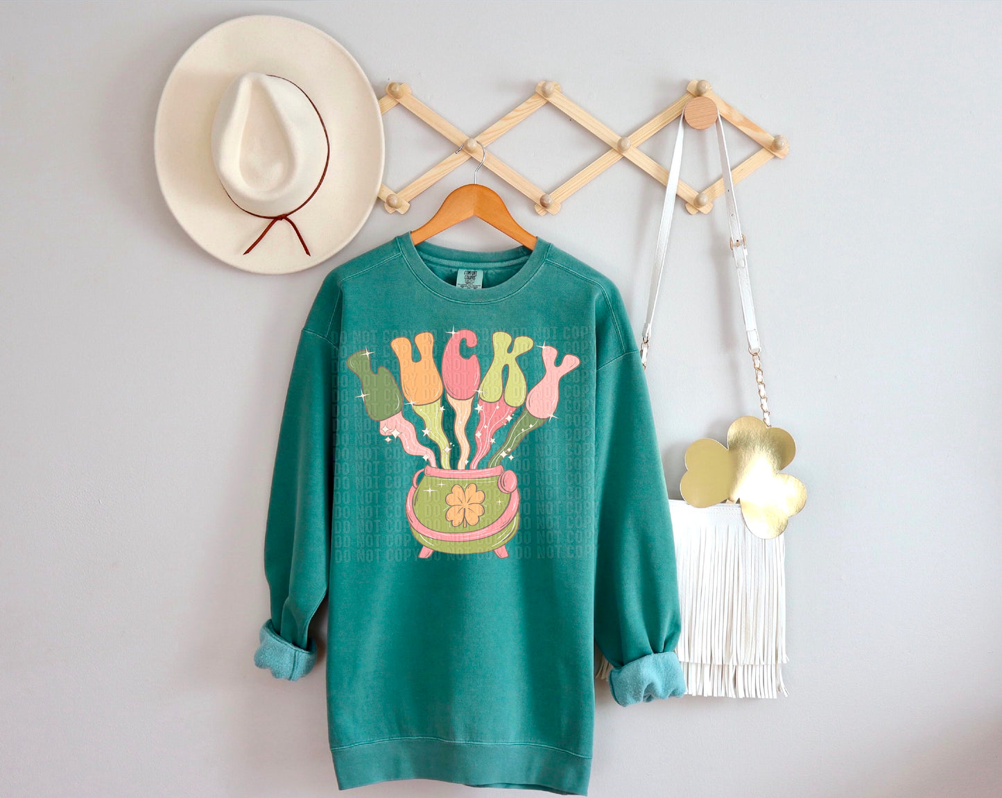 Lucky Pot Of Gold DTF Transfer