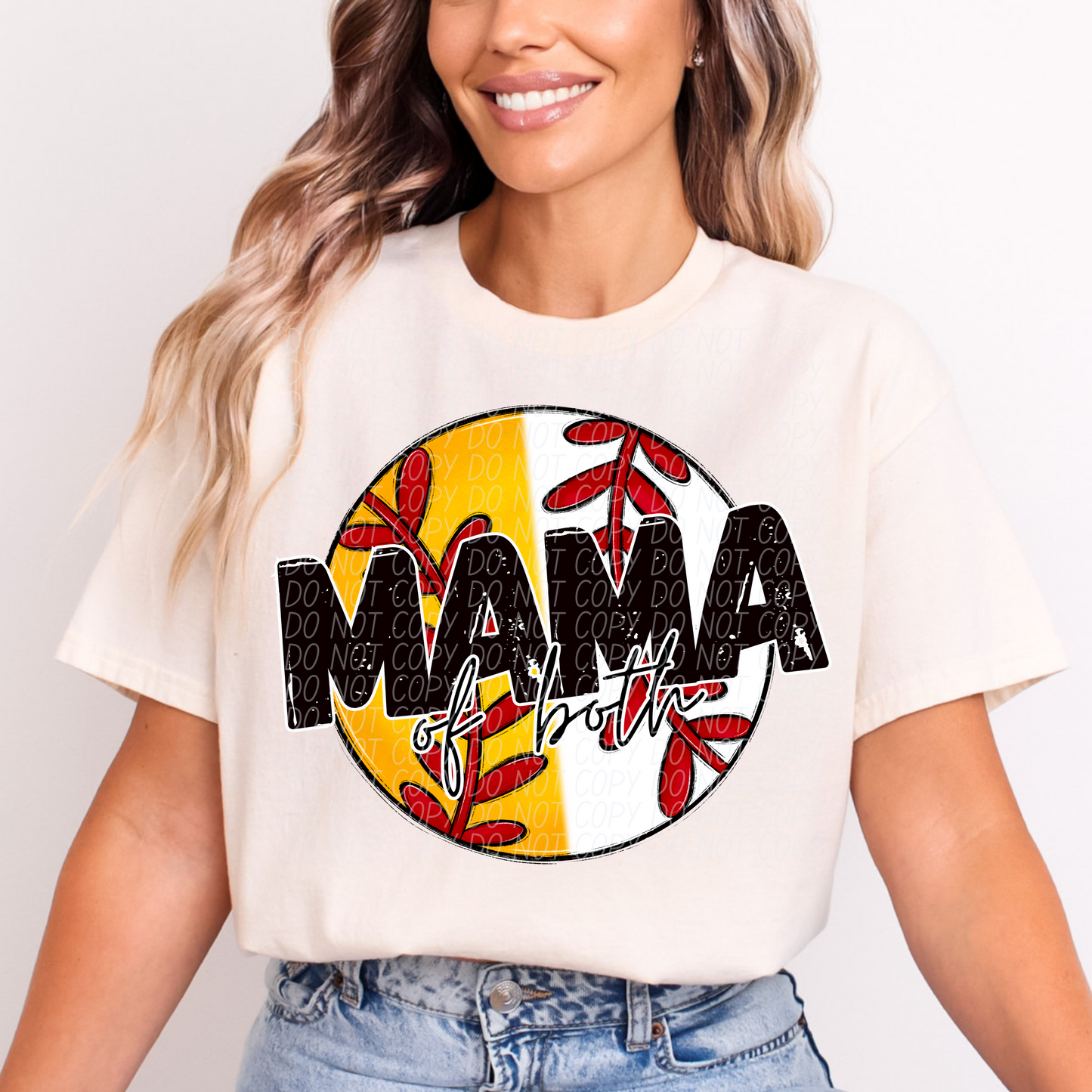 Mama Of Both DTF Transfer