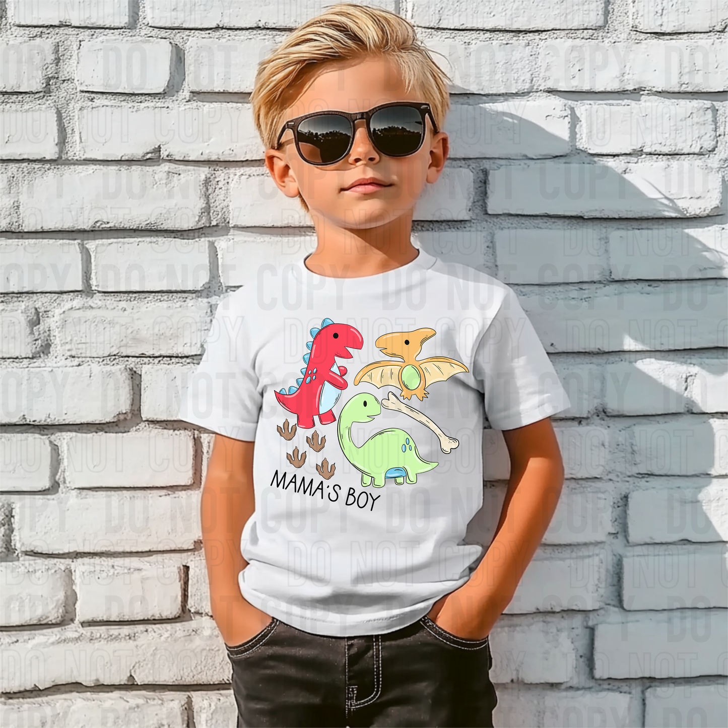 Dino Mama's Boy DTF Transfer