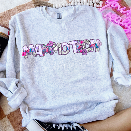 Mammo Tech Pretty In Purple DTF Transfer