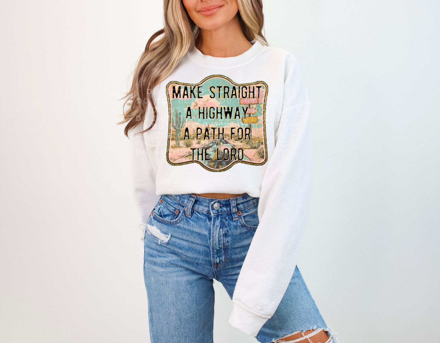 Make Straight A Highway DTF Transfer