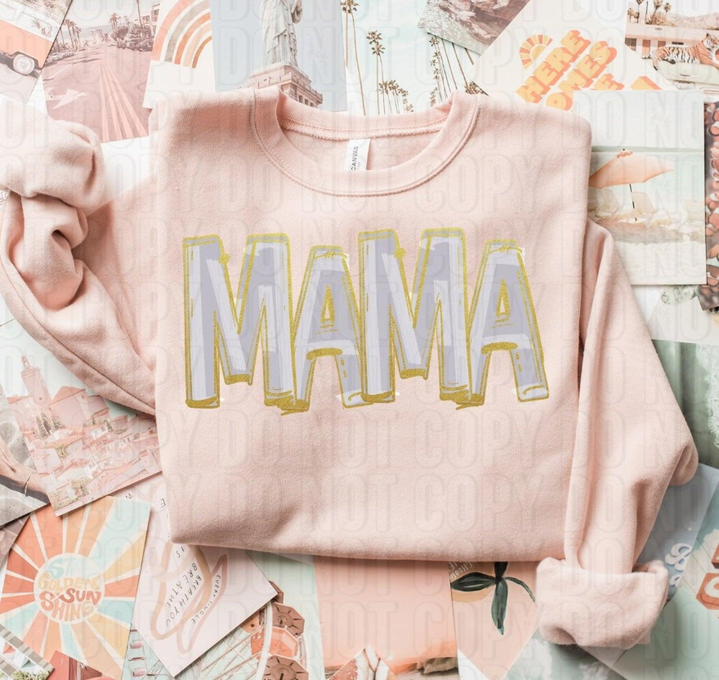 Mama Gold DTF Transfer