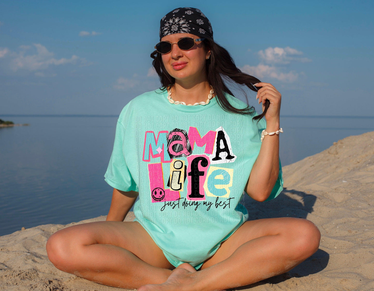 Mama Life, Just Doing My Best DTF Transfer