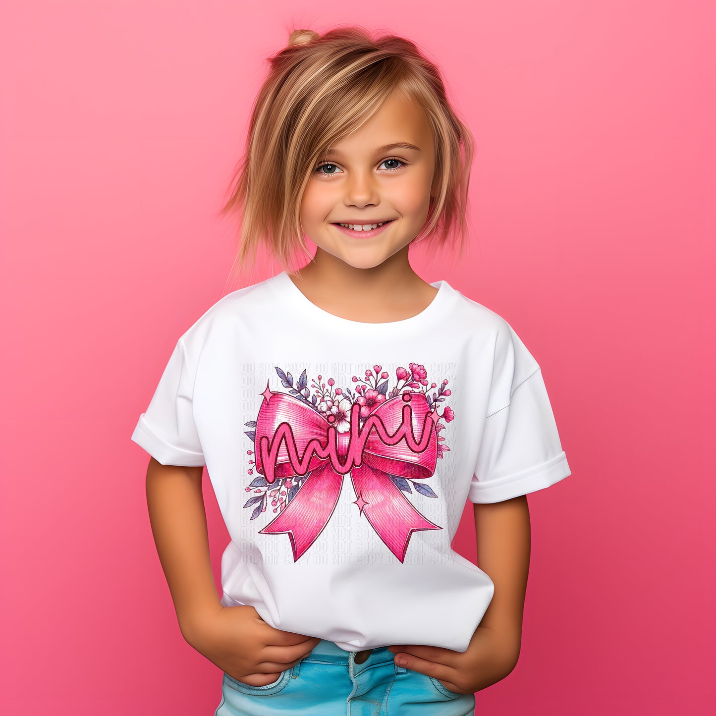 Mini Preppy Pink DTF Transfer