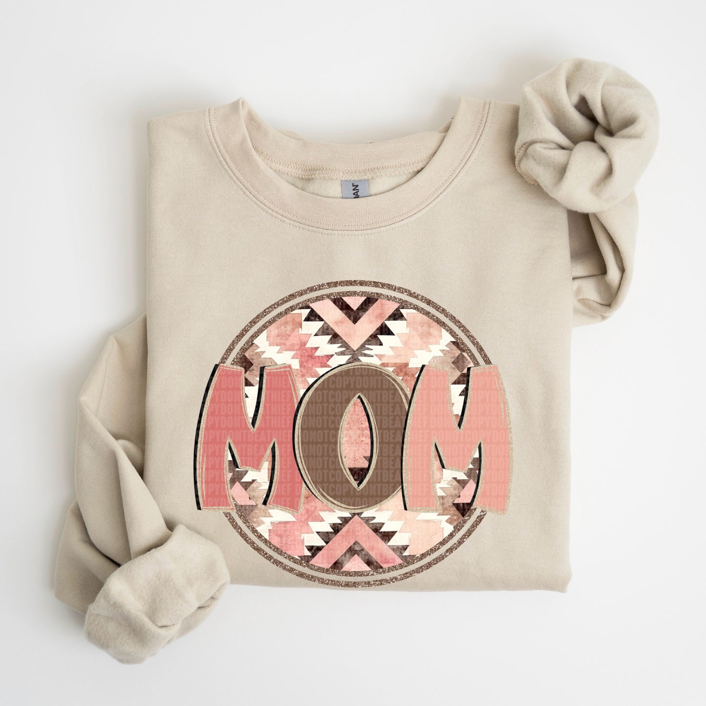 Mom Western Circle Name DTF Transfer