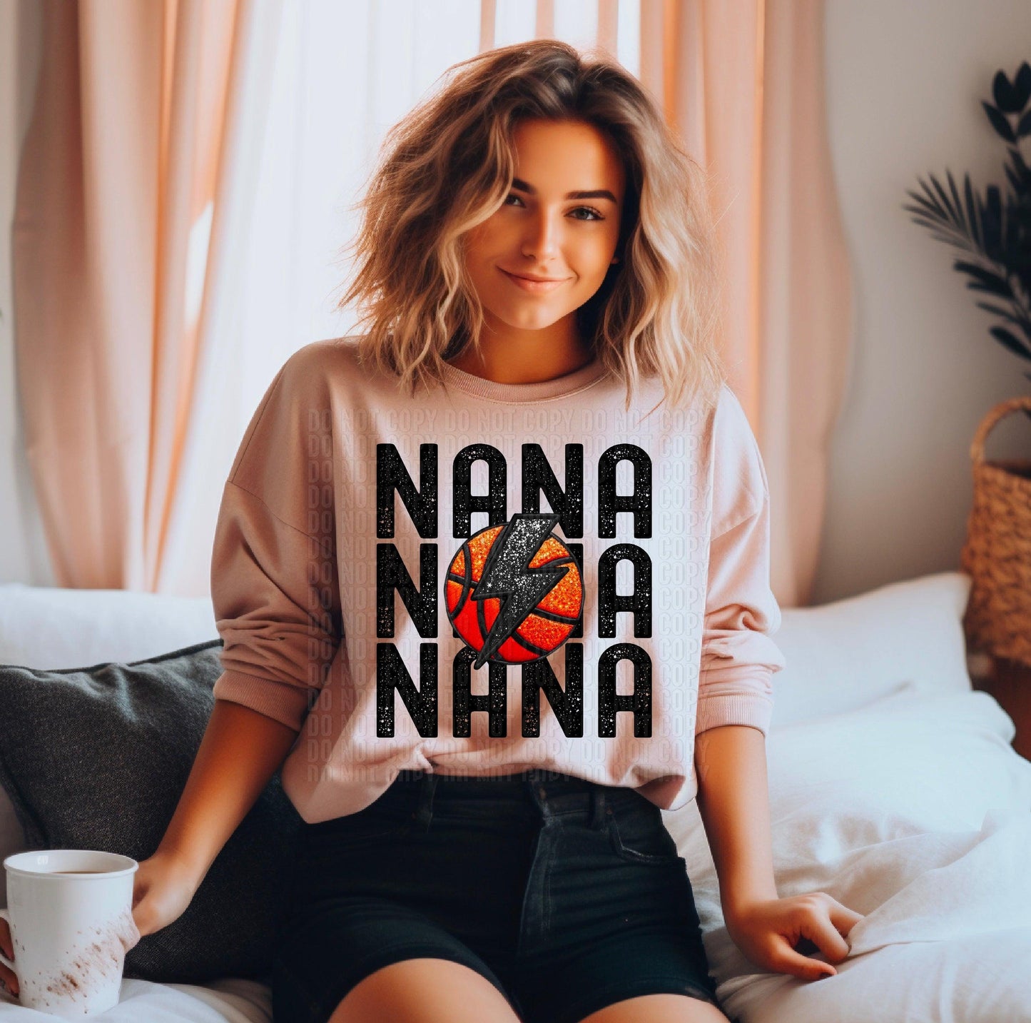Nana Basketball Stack DTF Transfer