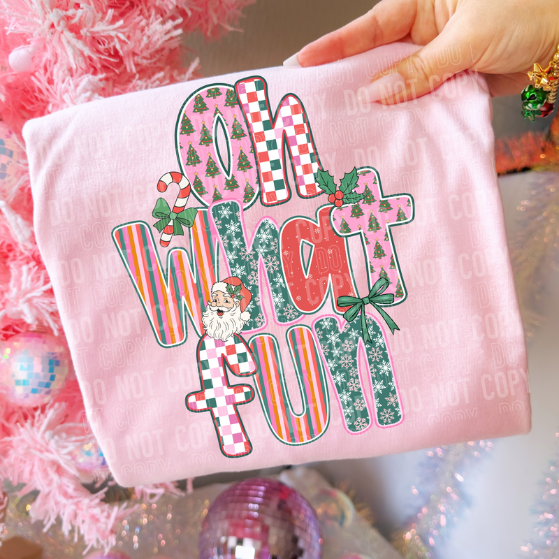 Oh What Fun DTF Transfer