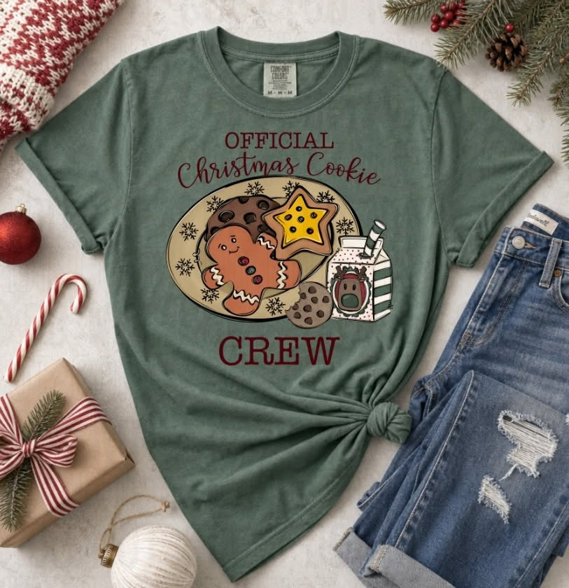 Official Christmas Cookie Crew DTF Transfer