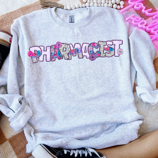 Pharmacist Pretty In Purple DTF Transfer