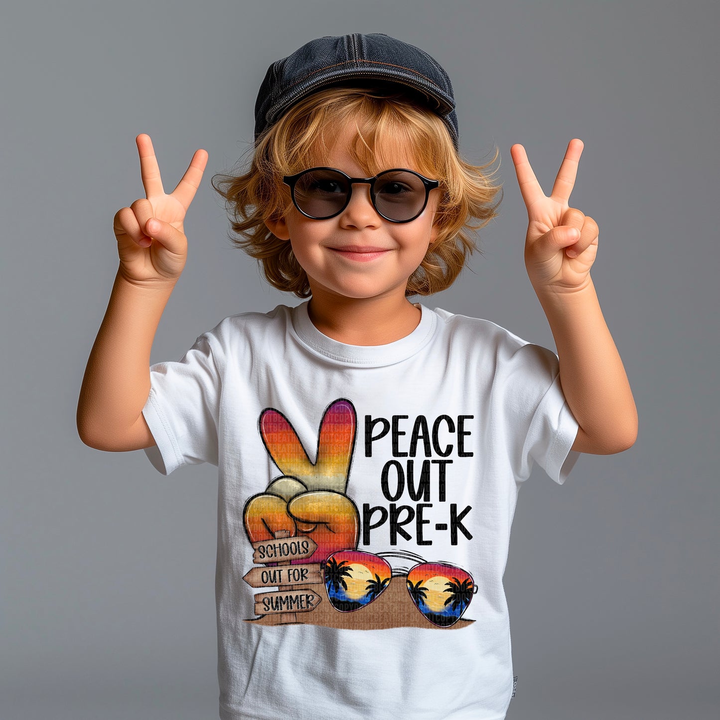 Peace Out Pre-K DTF Transfer