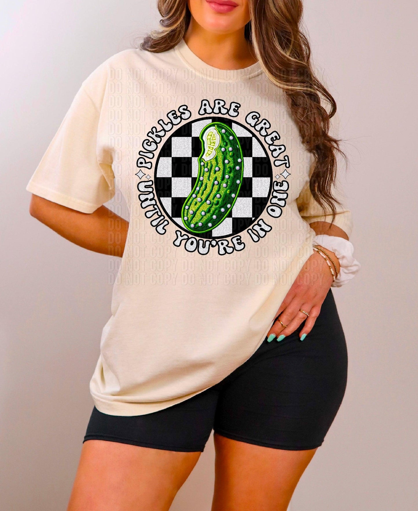 Pickles Are Great Until You're In One Circle DTF Transfer