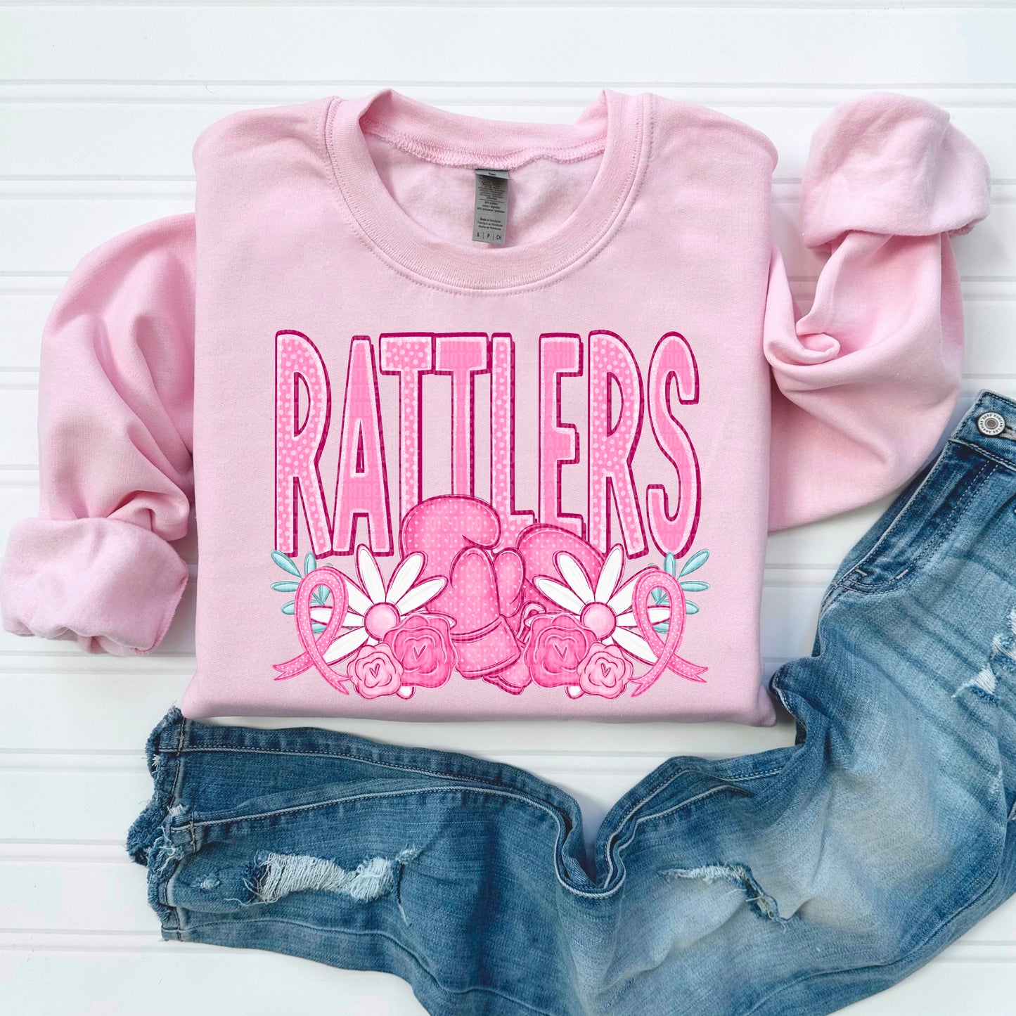 Rattlers Pink Out Mascot DTF Transfer