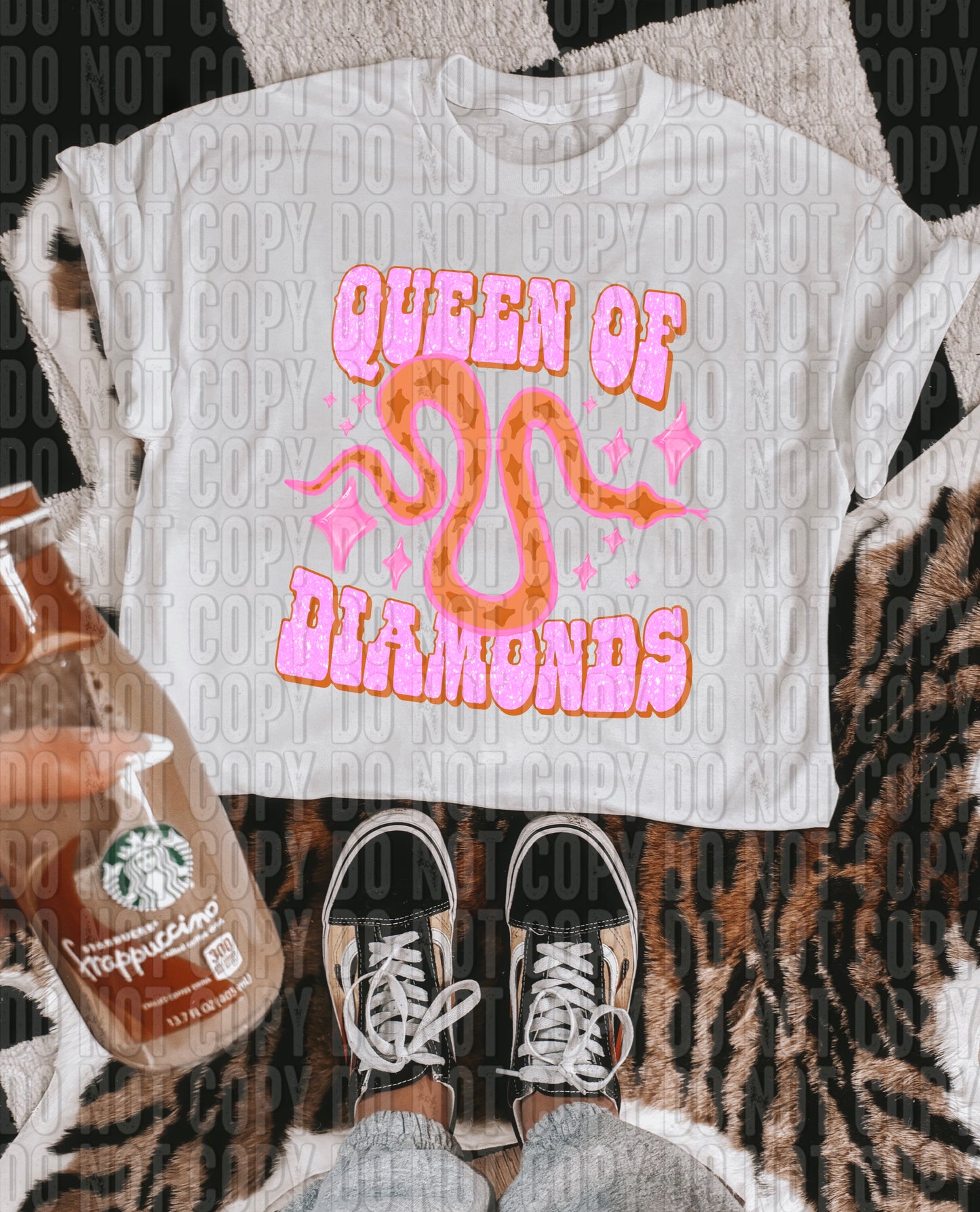 Queen Of Diamonds DTF Transfer