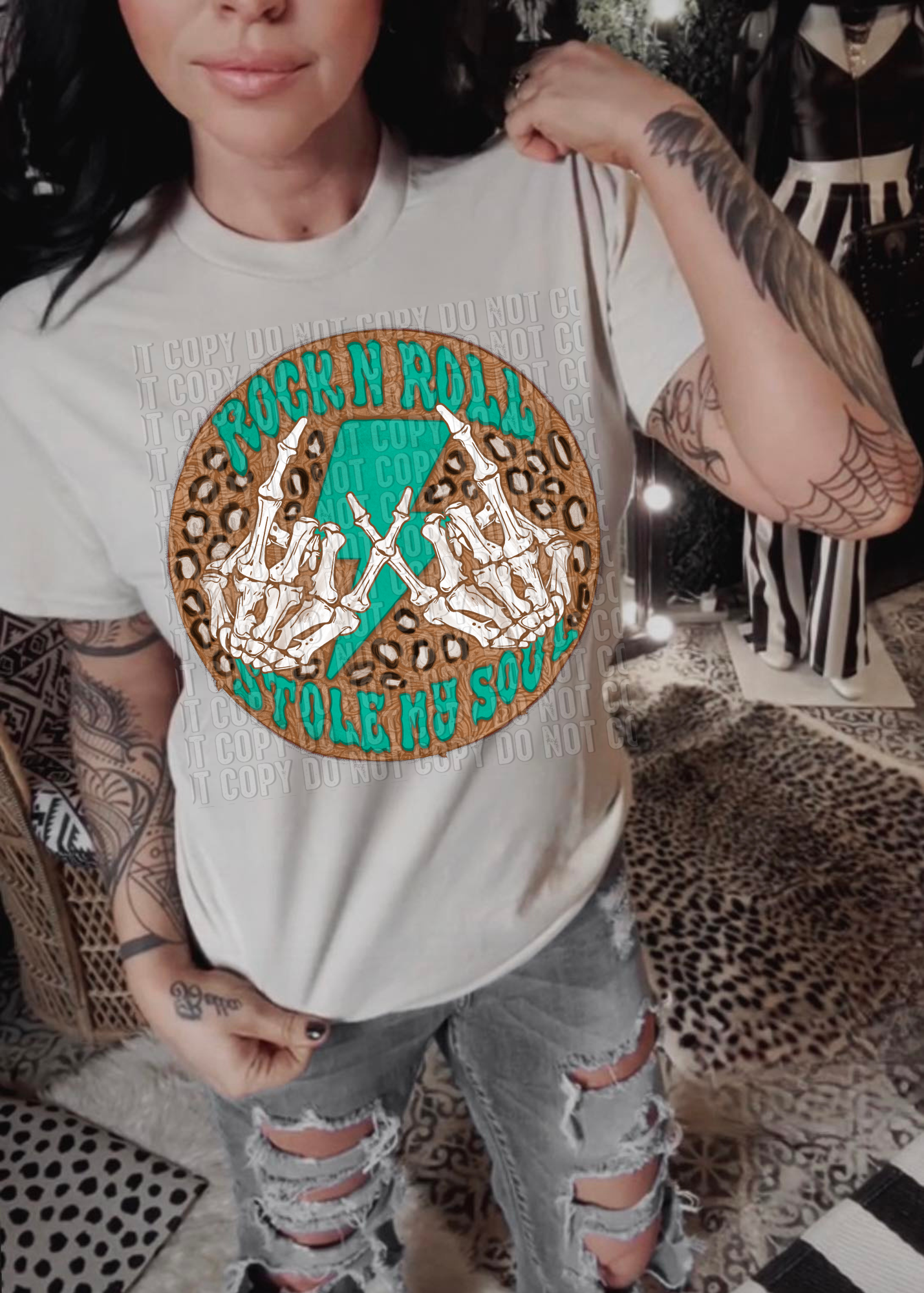 Rock & Roll Stole My Soul DTF Transfer