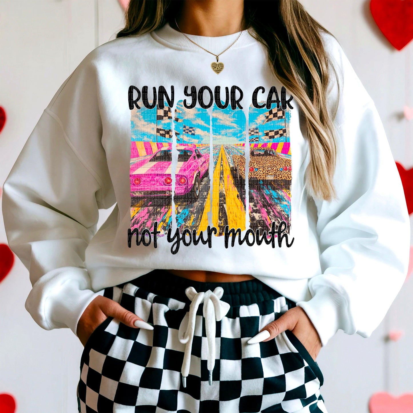 Run Your Car DTF Transfer