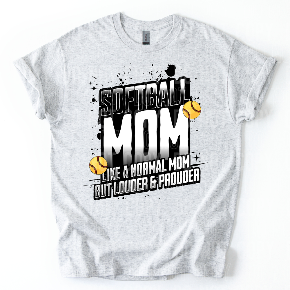 Softball Mom Louder & Prouder DTF Transfer