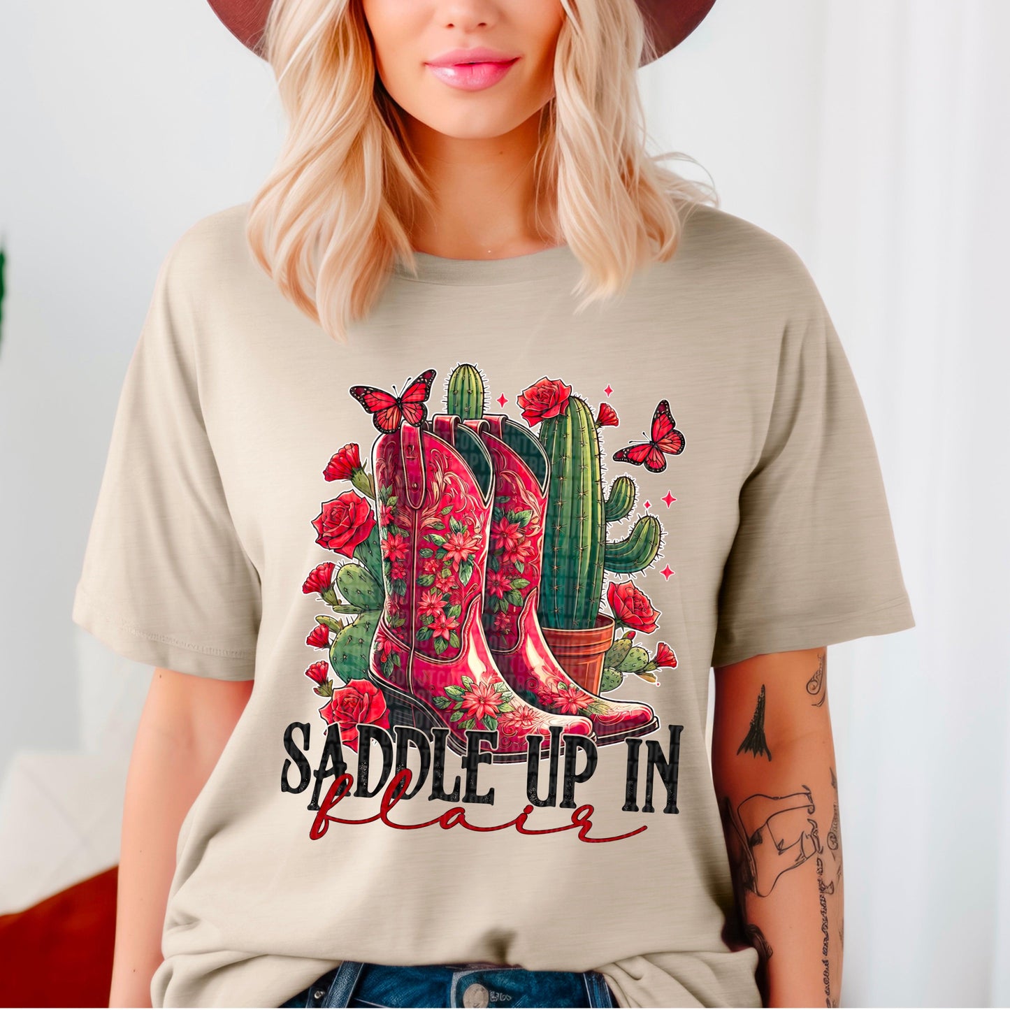Saddle Up In Flair DTF Transfer
