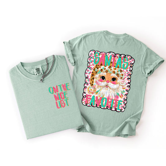 Santa's Favorite Front/Back DTF Transfer