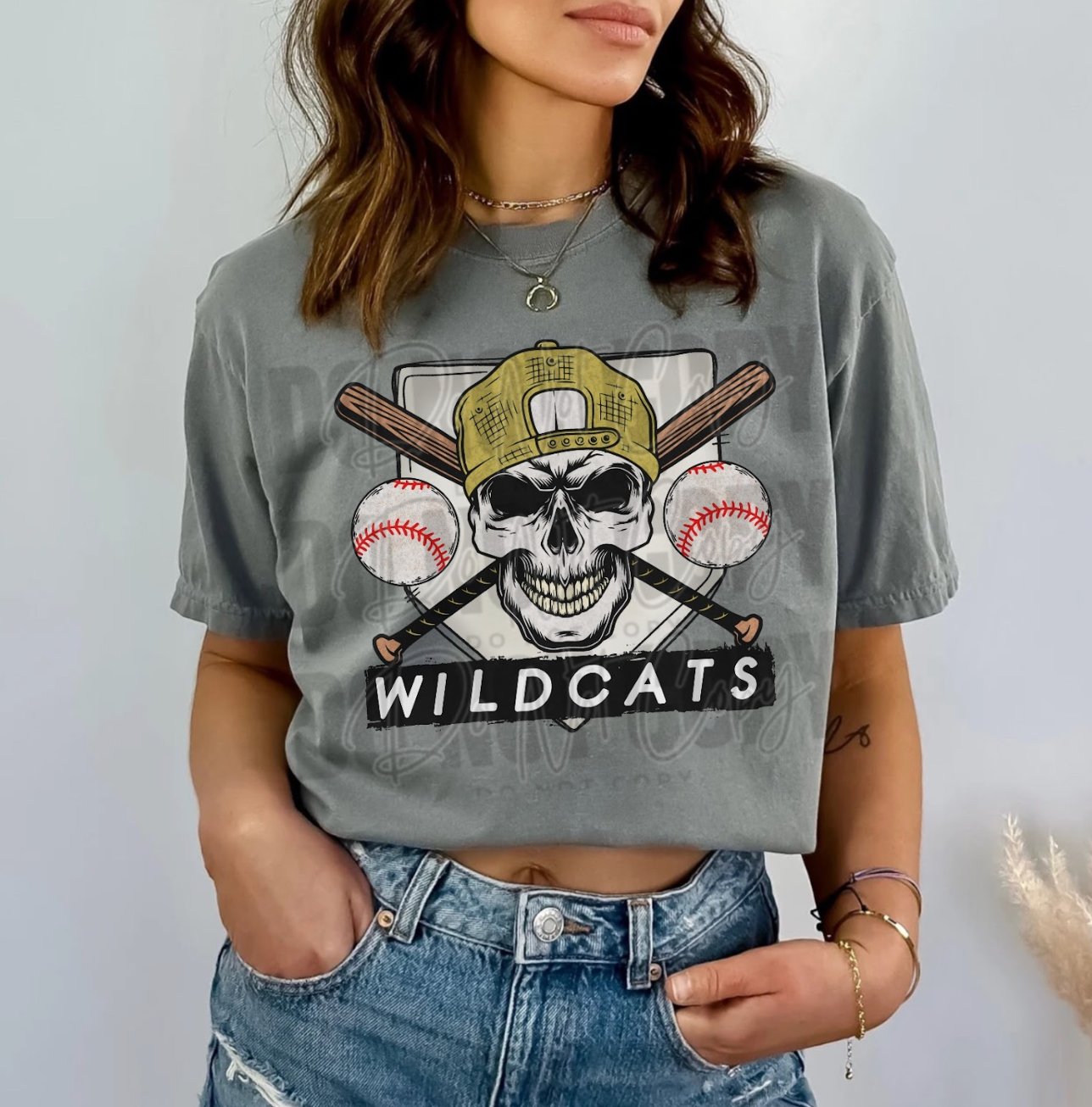 Wildcats Green DTF Transfer