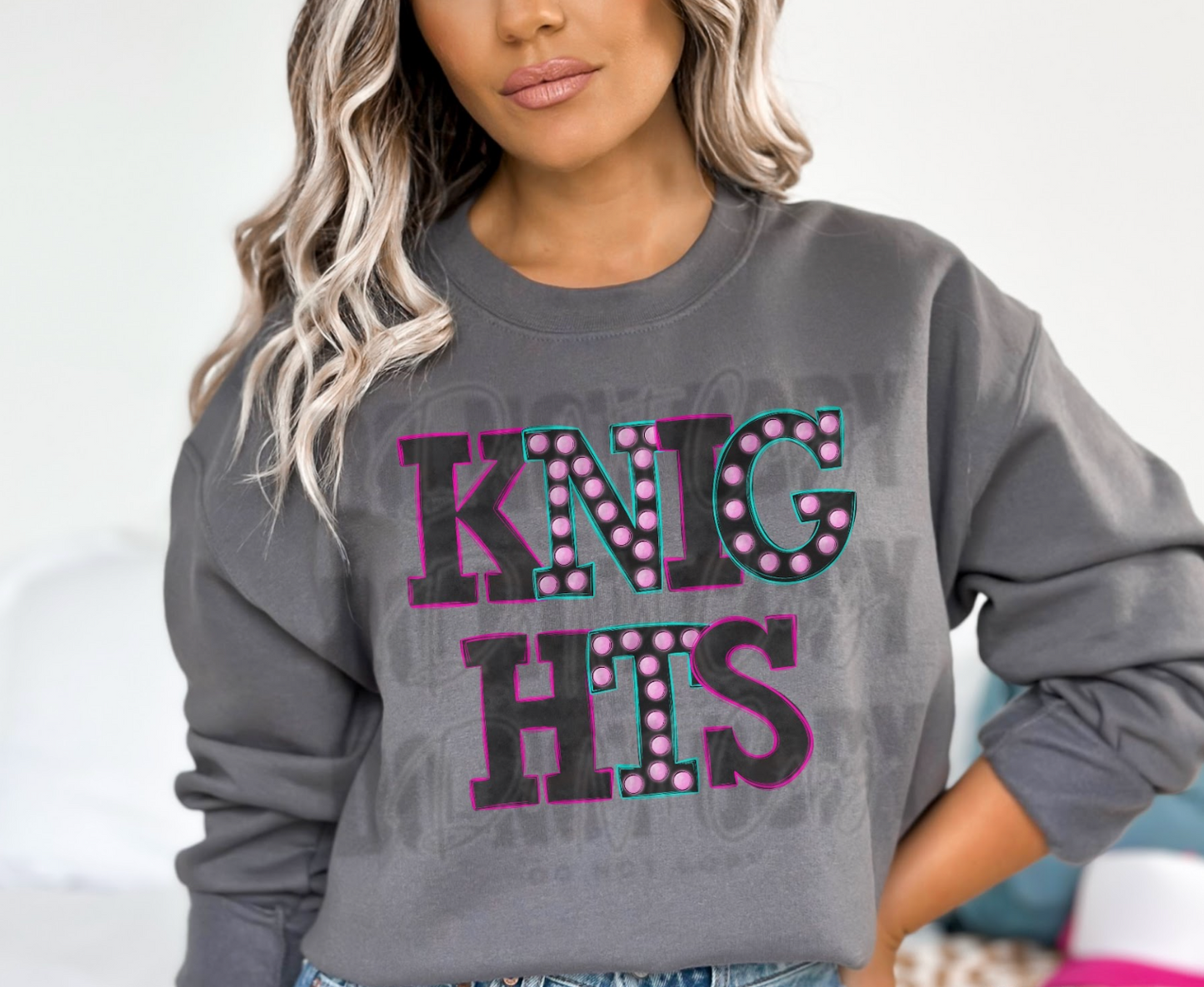 Knights Bright Light Mascot DTF Transfer