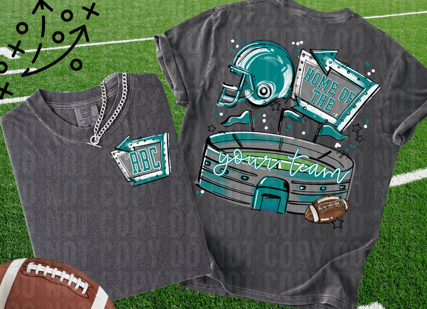 Home Of The Stadium+Pocket Custom DTF Transfer