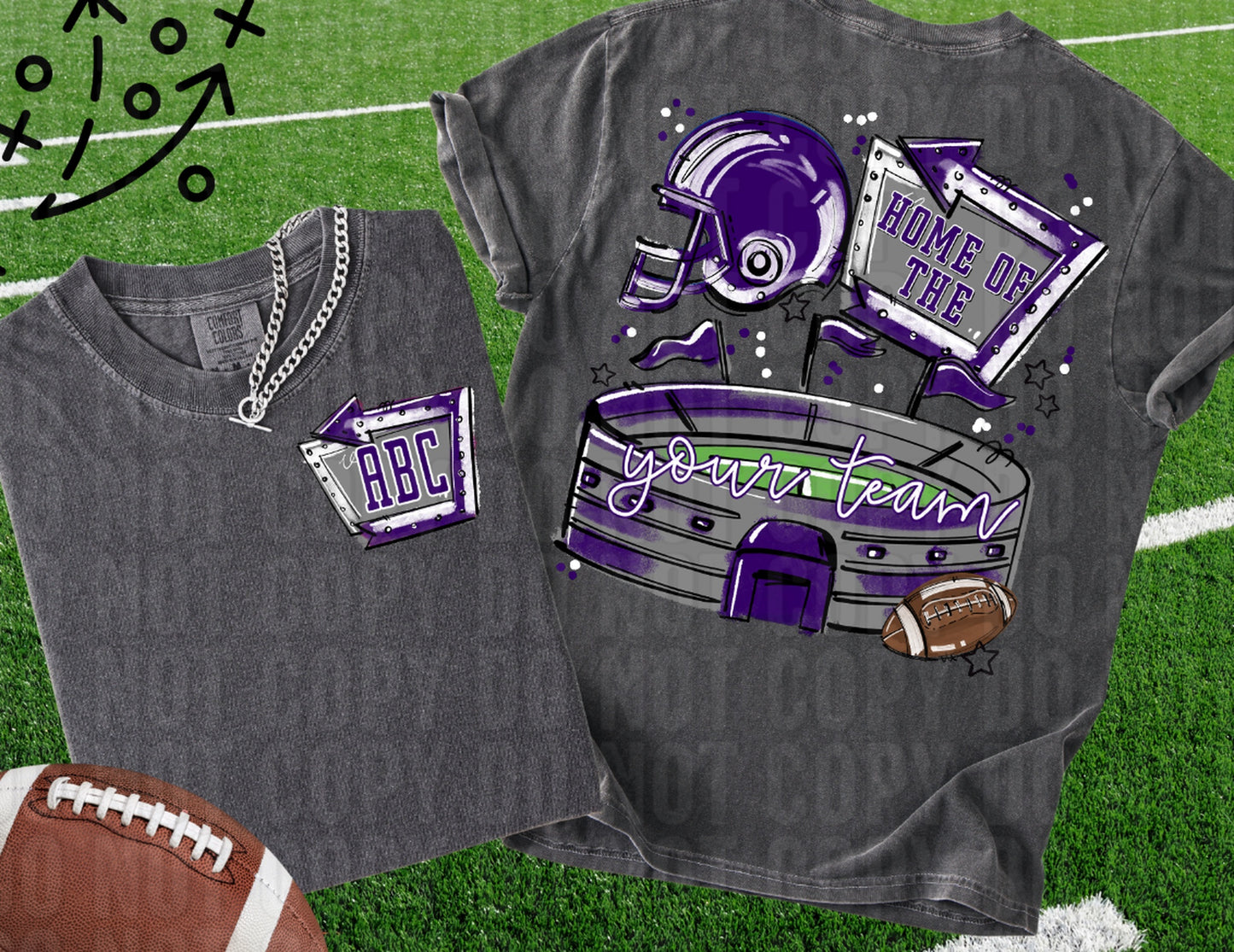 Home Of The Stadium+Pocket Custom DTF Transfer