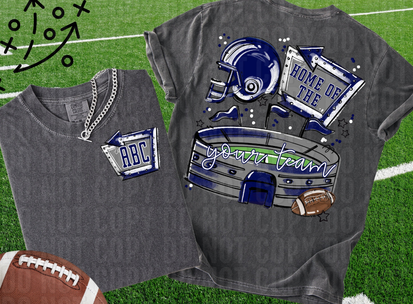 Home Of The Stadium+Pocket Custom DTF Transfer