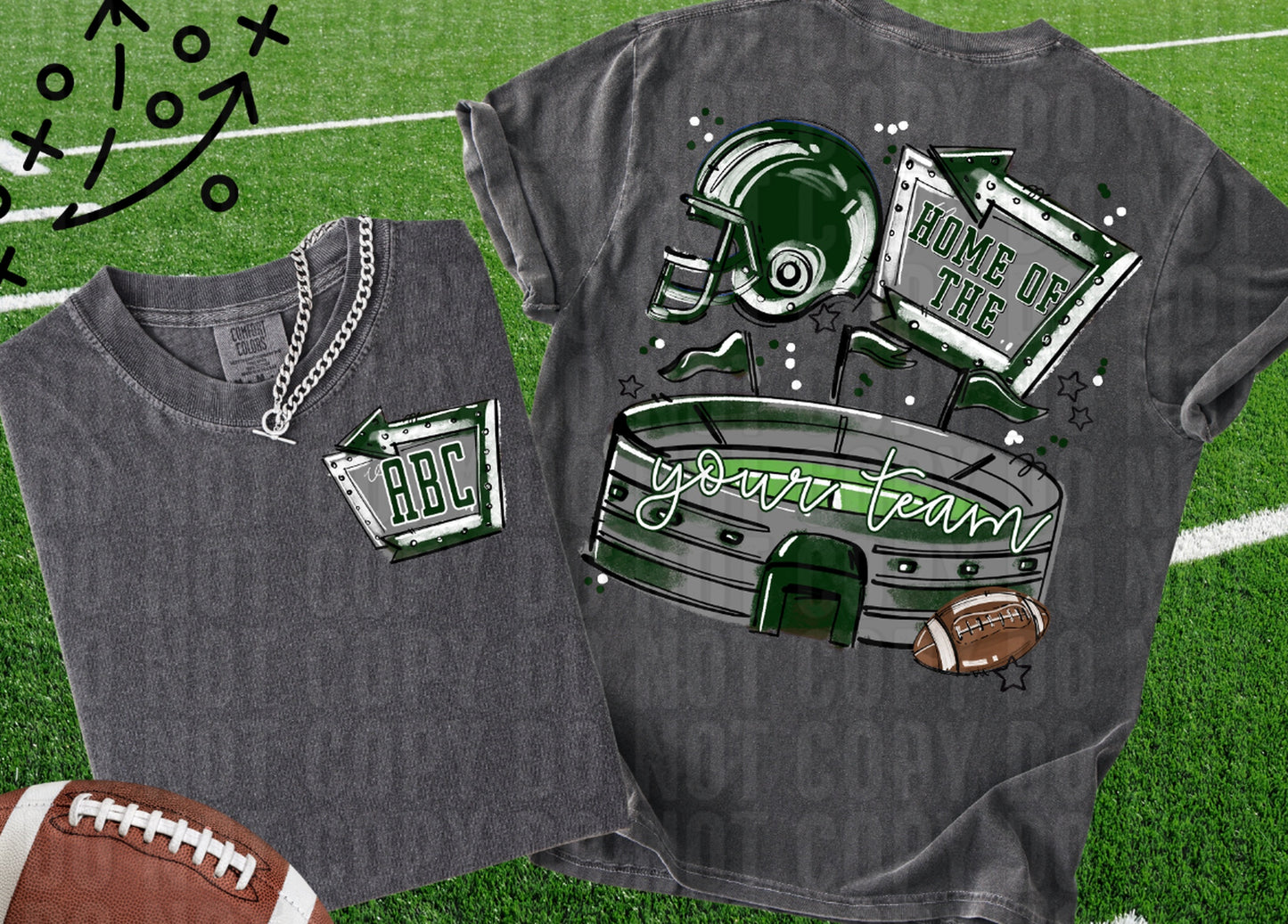 Home Of The Stadium+Pocket Custom DTF Transfer