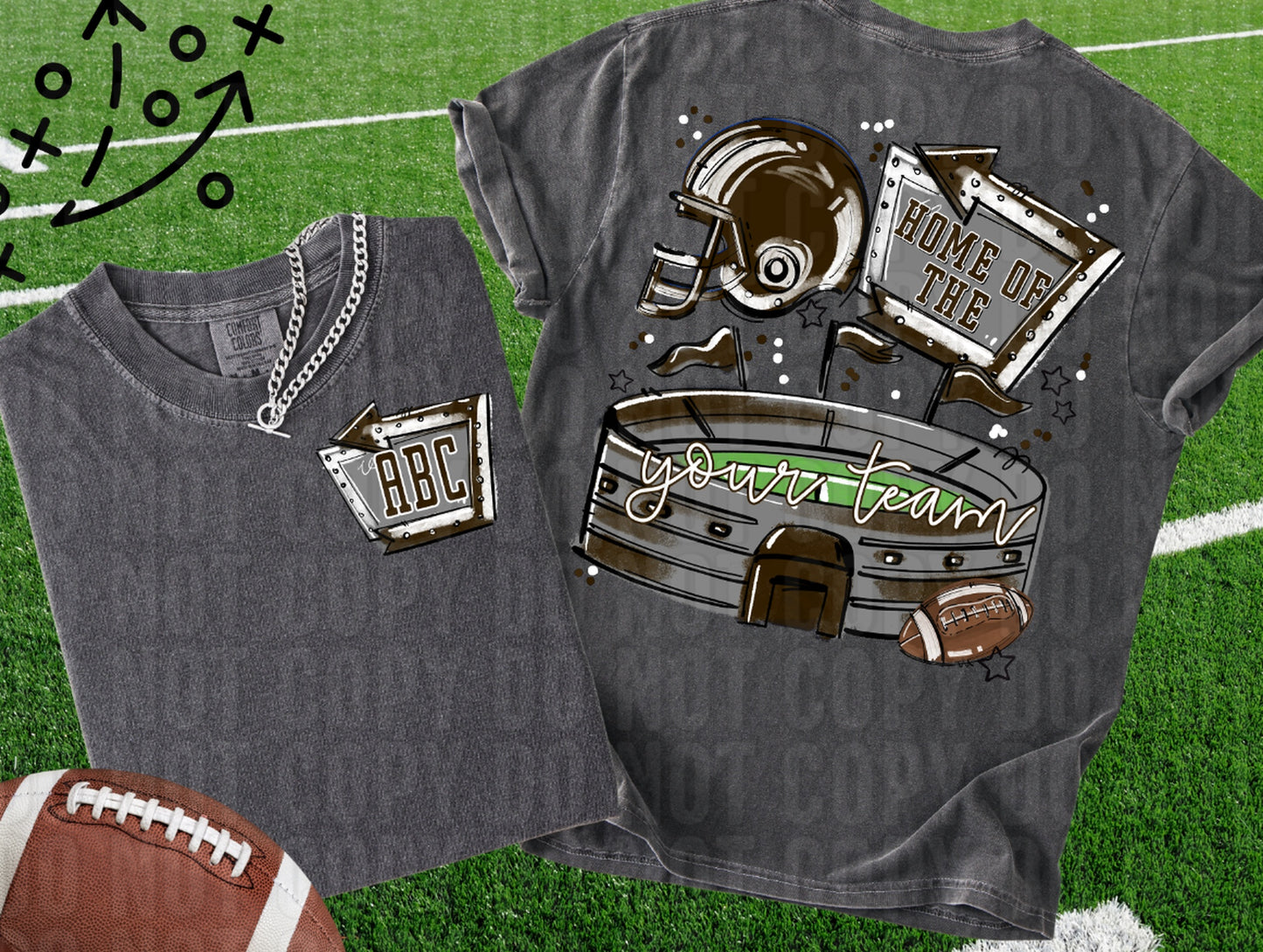 Home Of The Stadium+Pocket Custom DTF Transfer